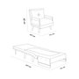 Atelier Del Sofa Cosmo Single - Amarillo Mostaza